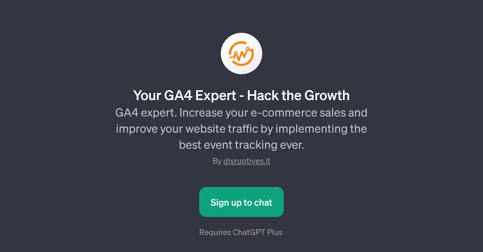 Your GA4 Expert - Hack the Growth website
