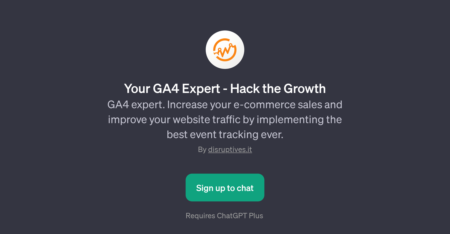 Your GA4 Expert - Hack the Growth website