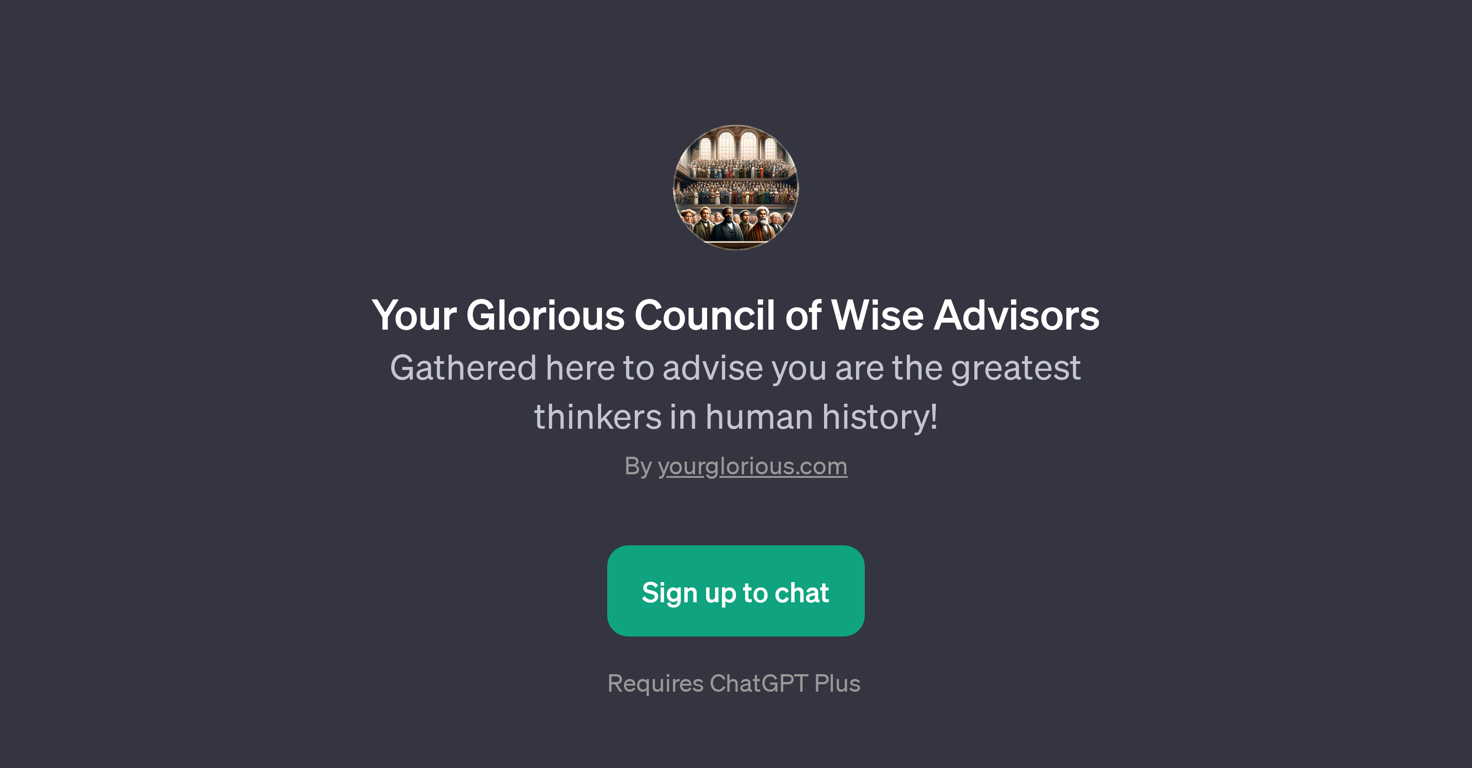 Your Glorious Council of Wise Advisors website