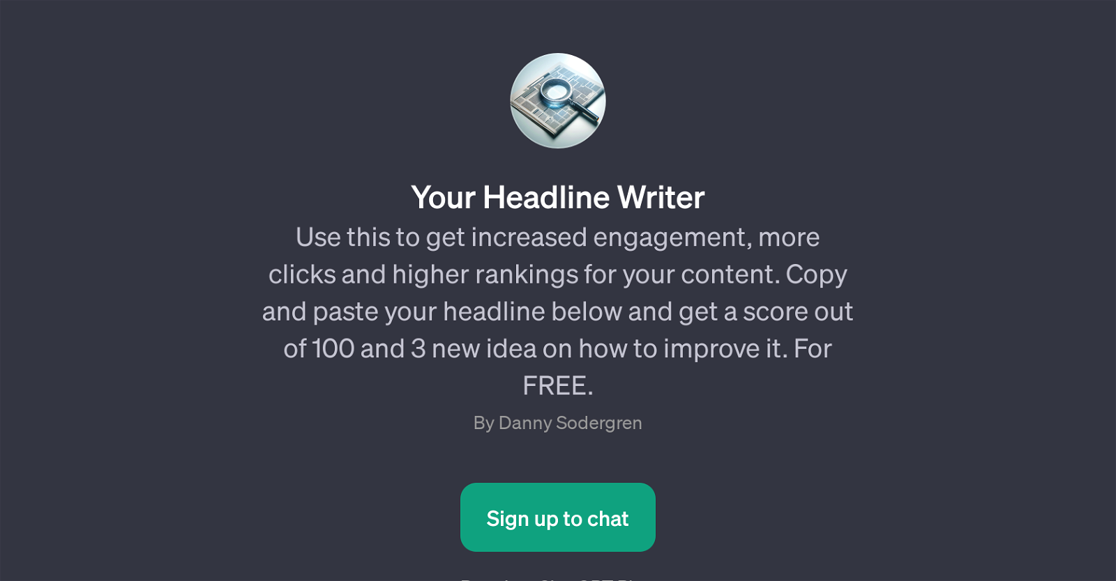 Your Headline Writer website