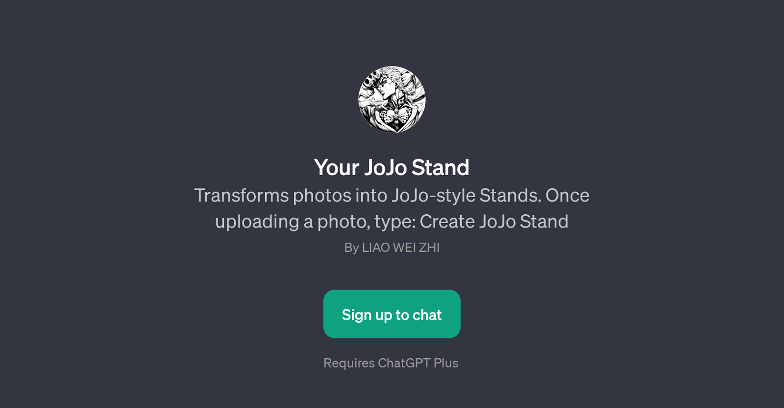 Your JoJo Stand website