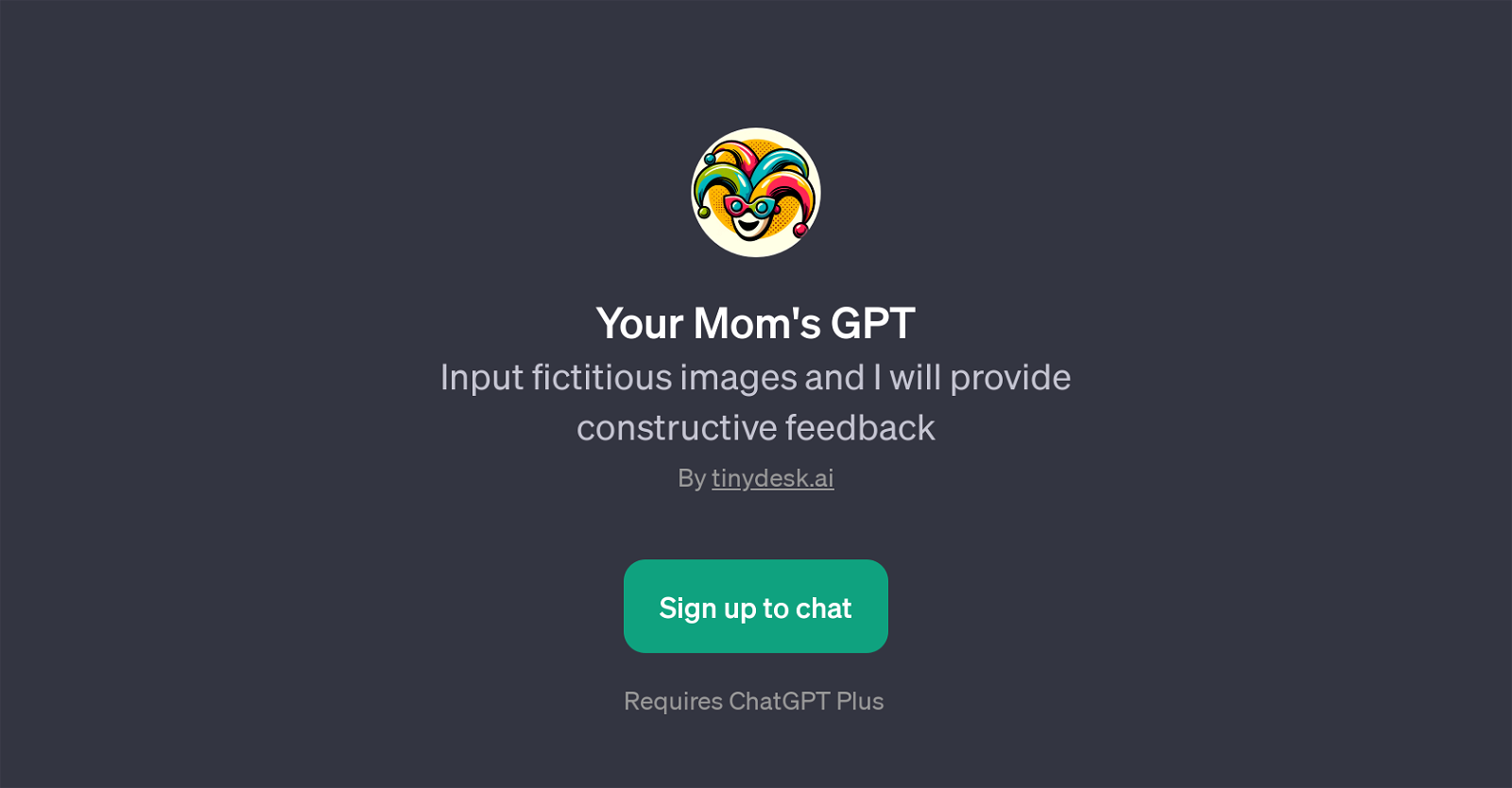 Your Mom's GPT website