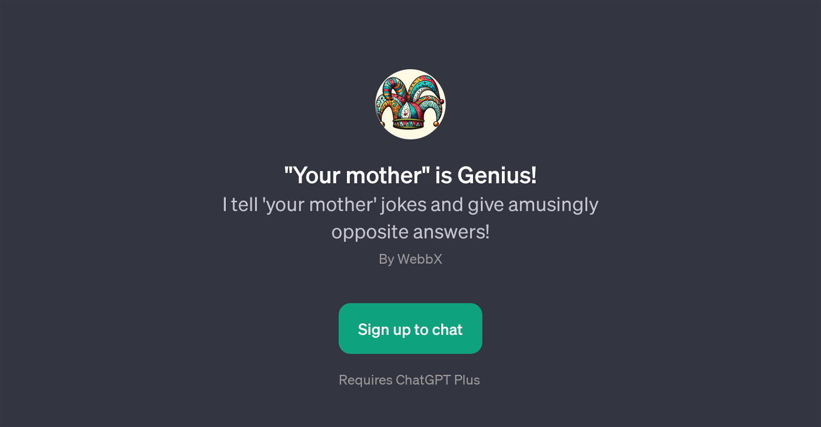 Your mother is Genius website