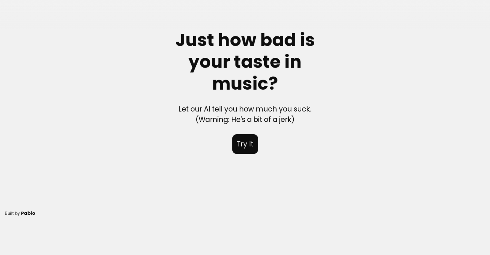 Your Music Taste Sucks