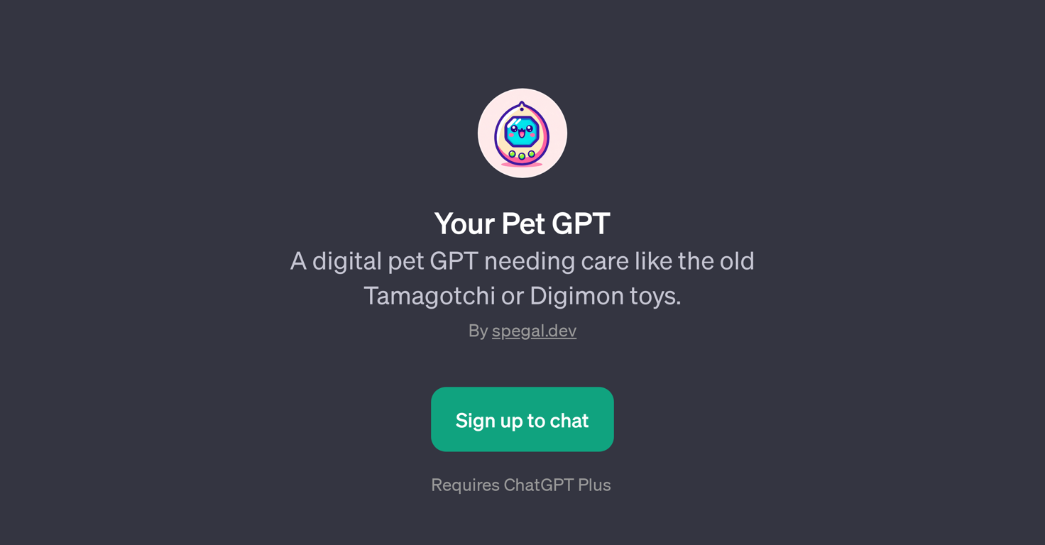 Your Pet GPT website