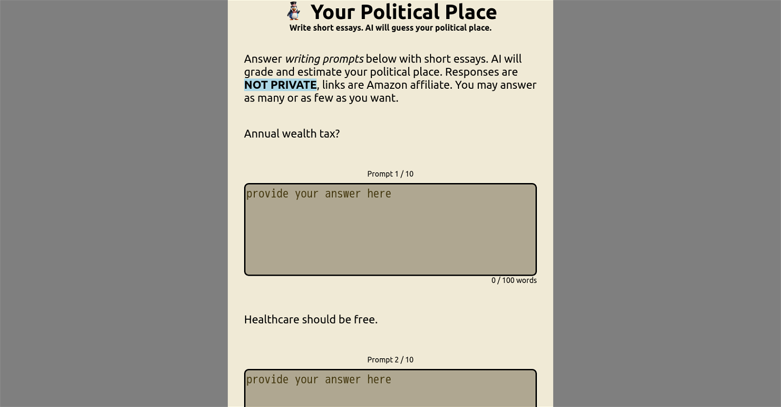 Your Political Place website