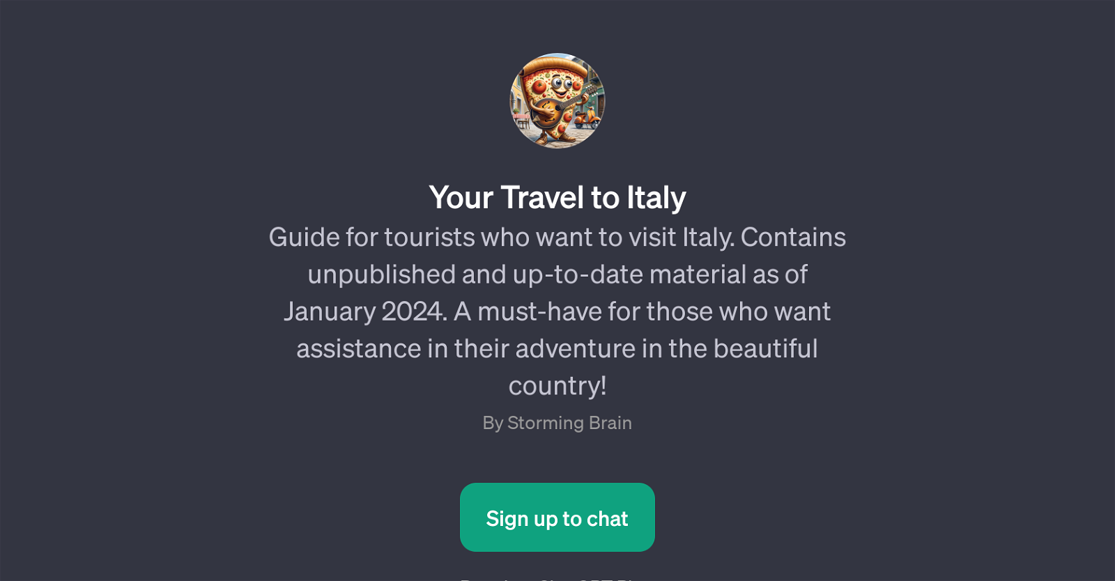Your Travel to Italy website
