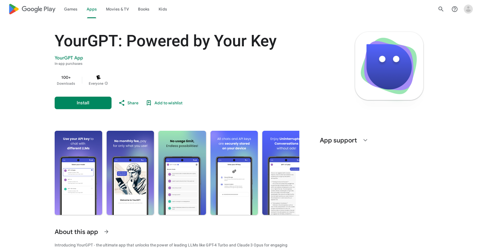YourGPT by YourKey website