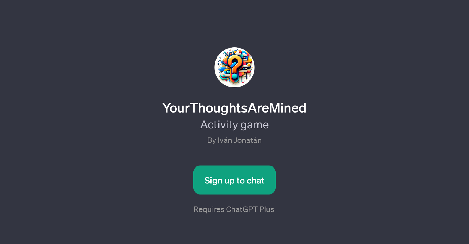 YourThoughtsAreMined website