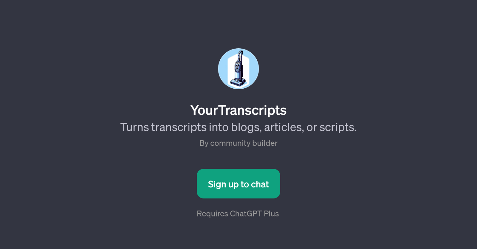 YourTranscripts website