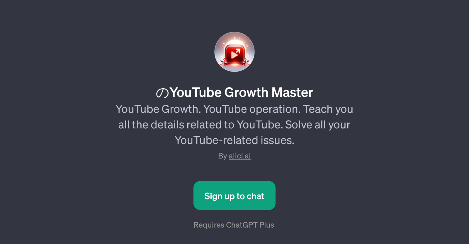 YouTube Growth Master website