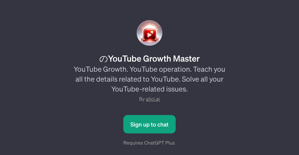 YouTube Growth Master website