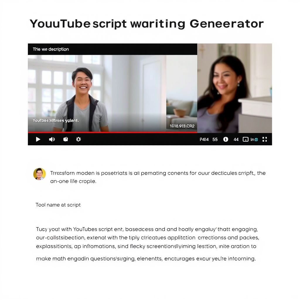 YouTube Script writing Generator - (Free, No Signup AI Tool)