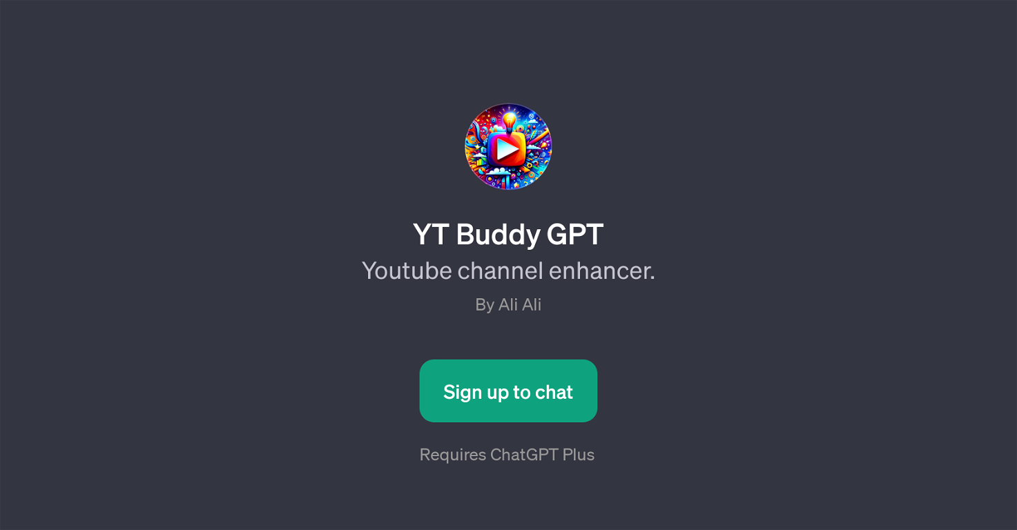 YT Buddy GPT website