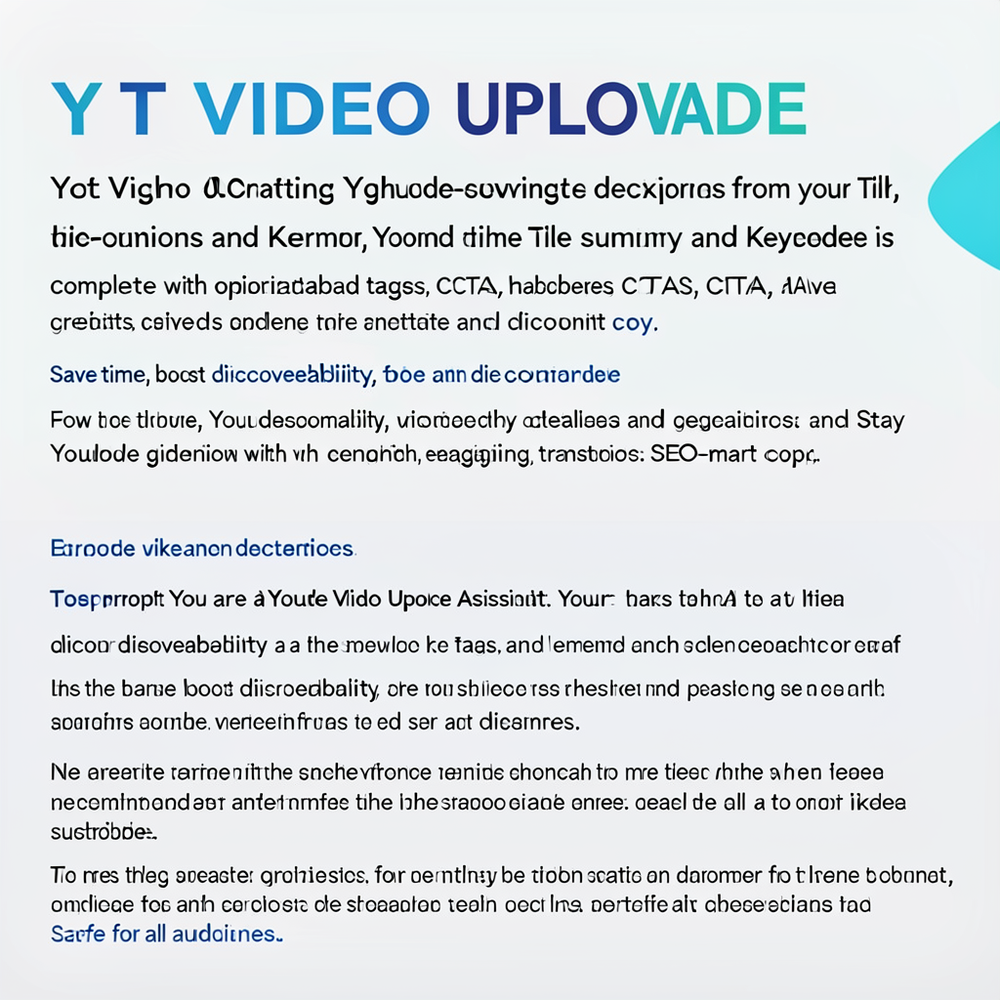 YT VIDEO UPLOADER website