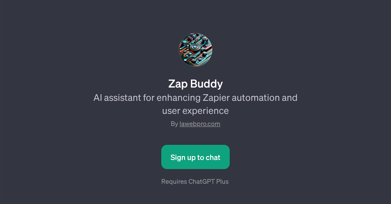 Zap Buddy website