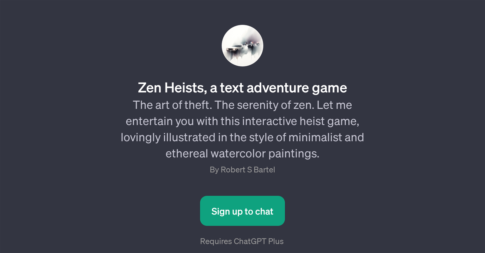 Zen Heists website