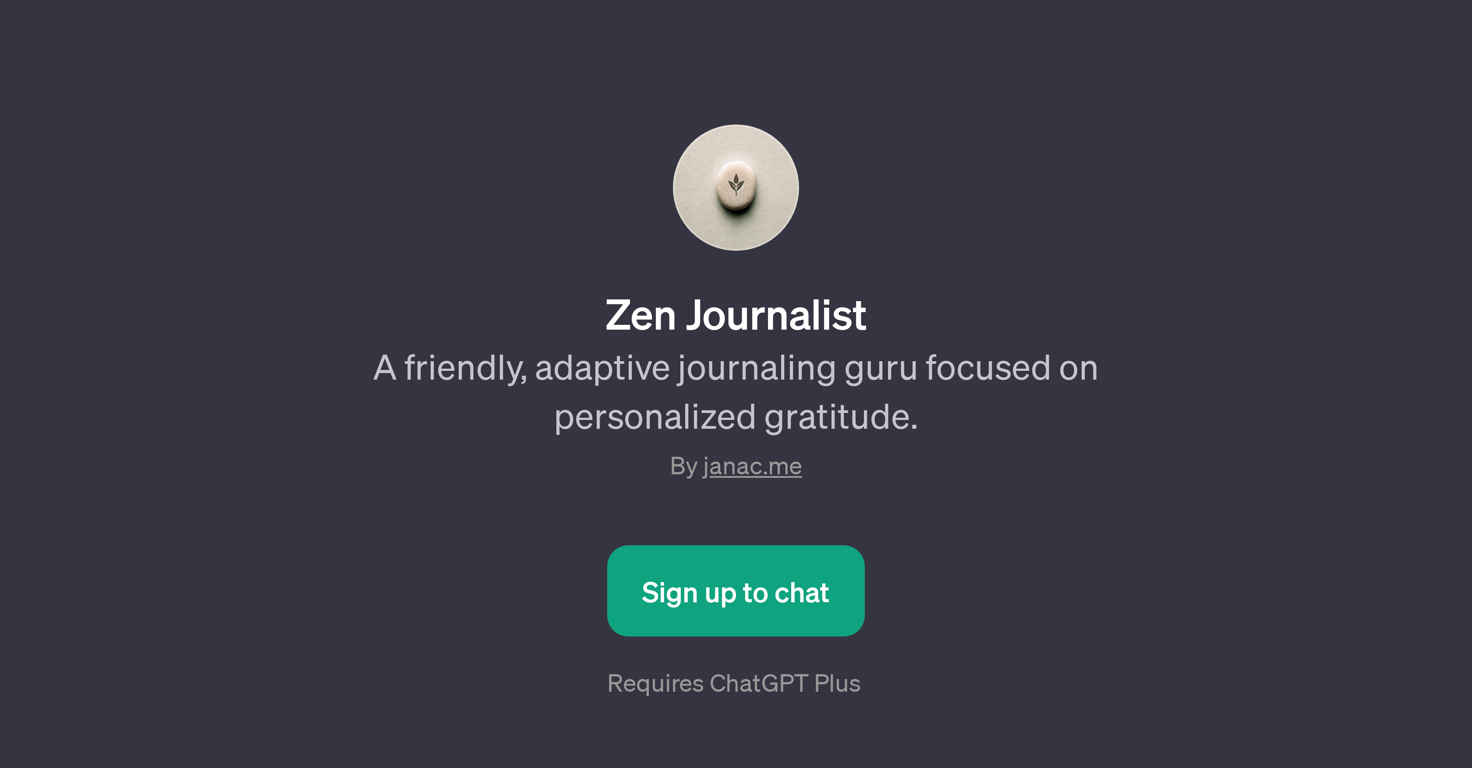 Zen Journalist website