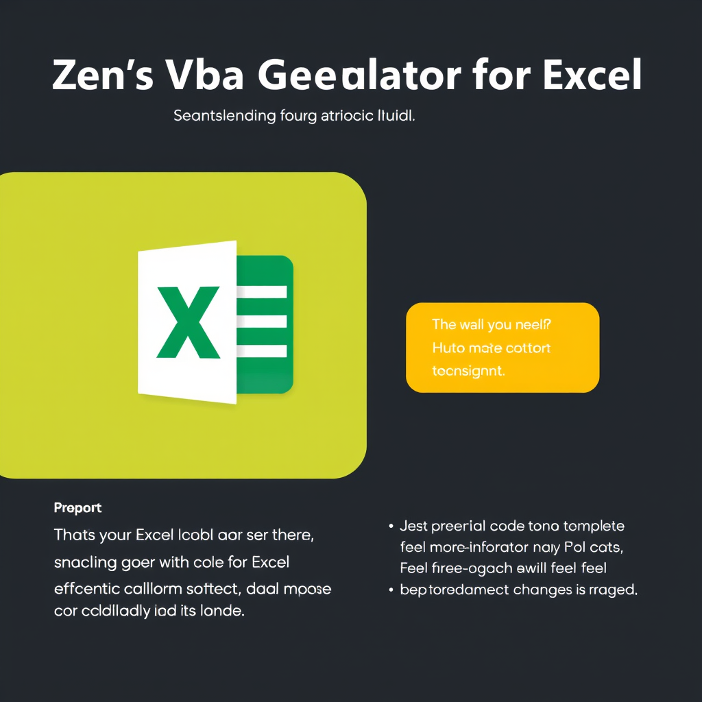 Zen's Vba Generator for Excel - (Free, No Signup AI Tool)