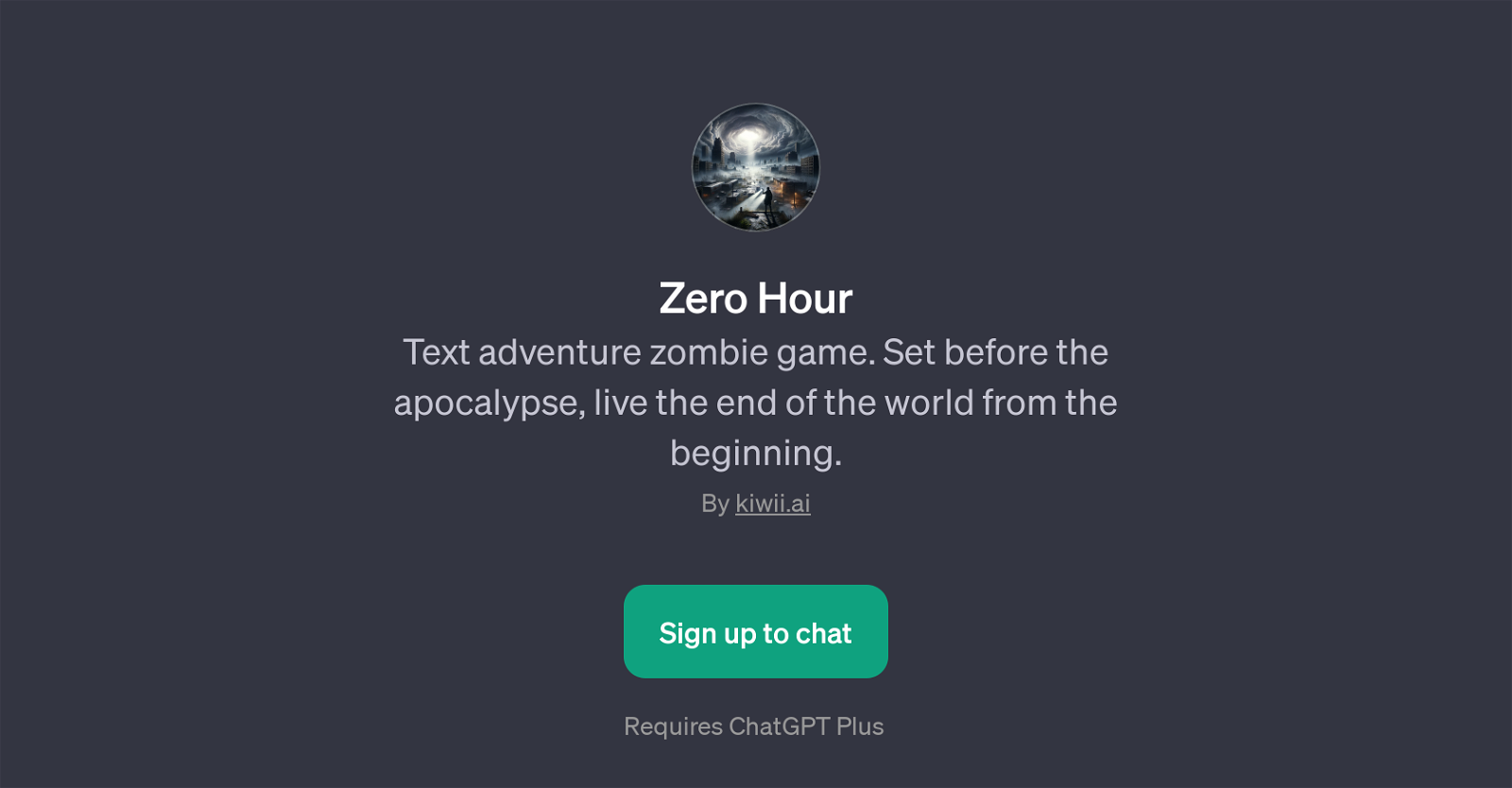 Zero Hour website