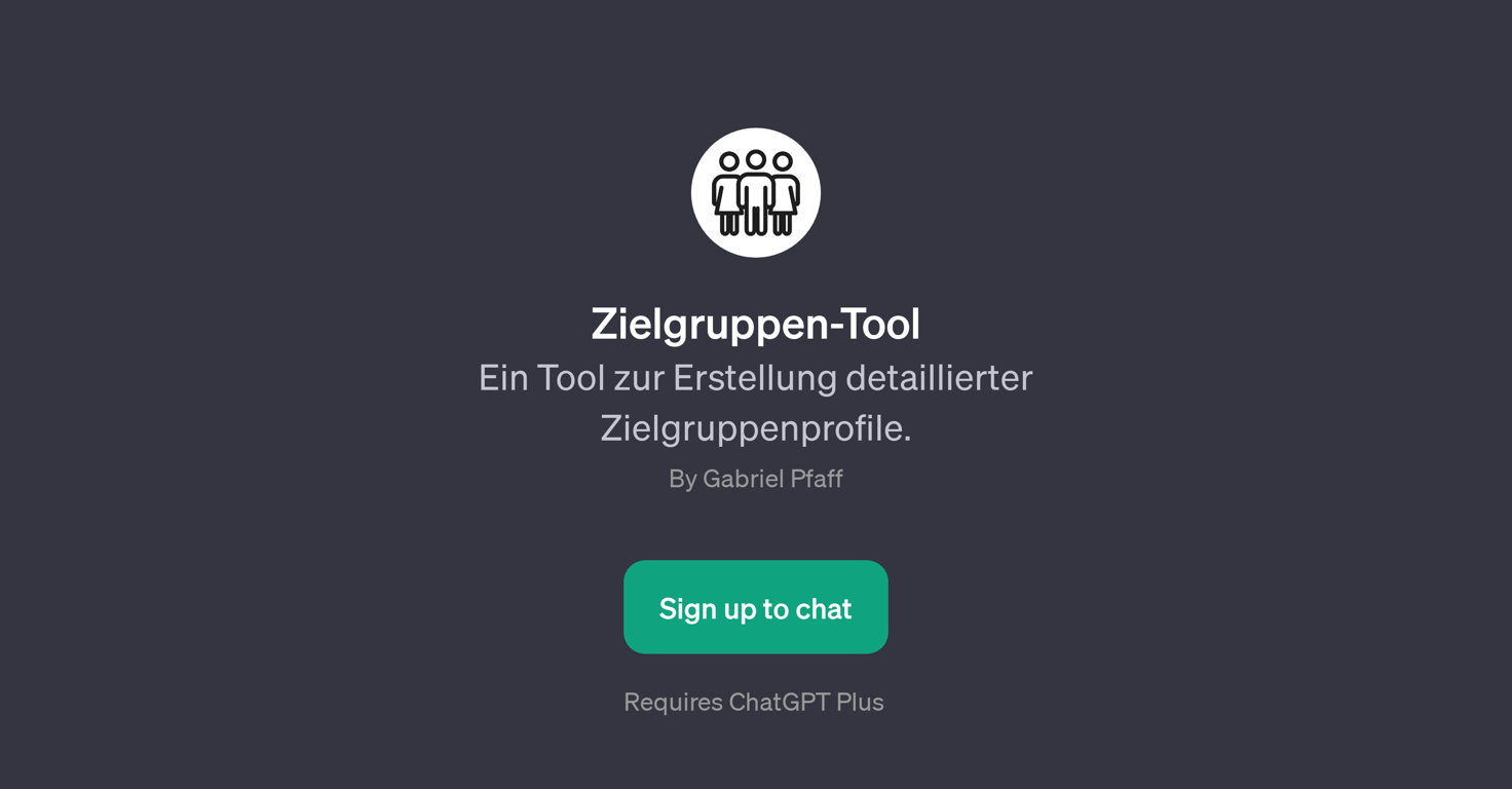 Zielgruppen-Tool website