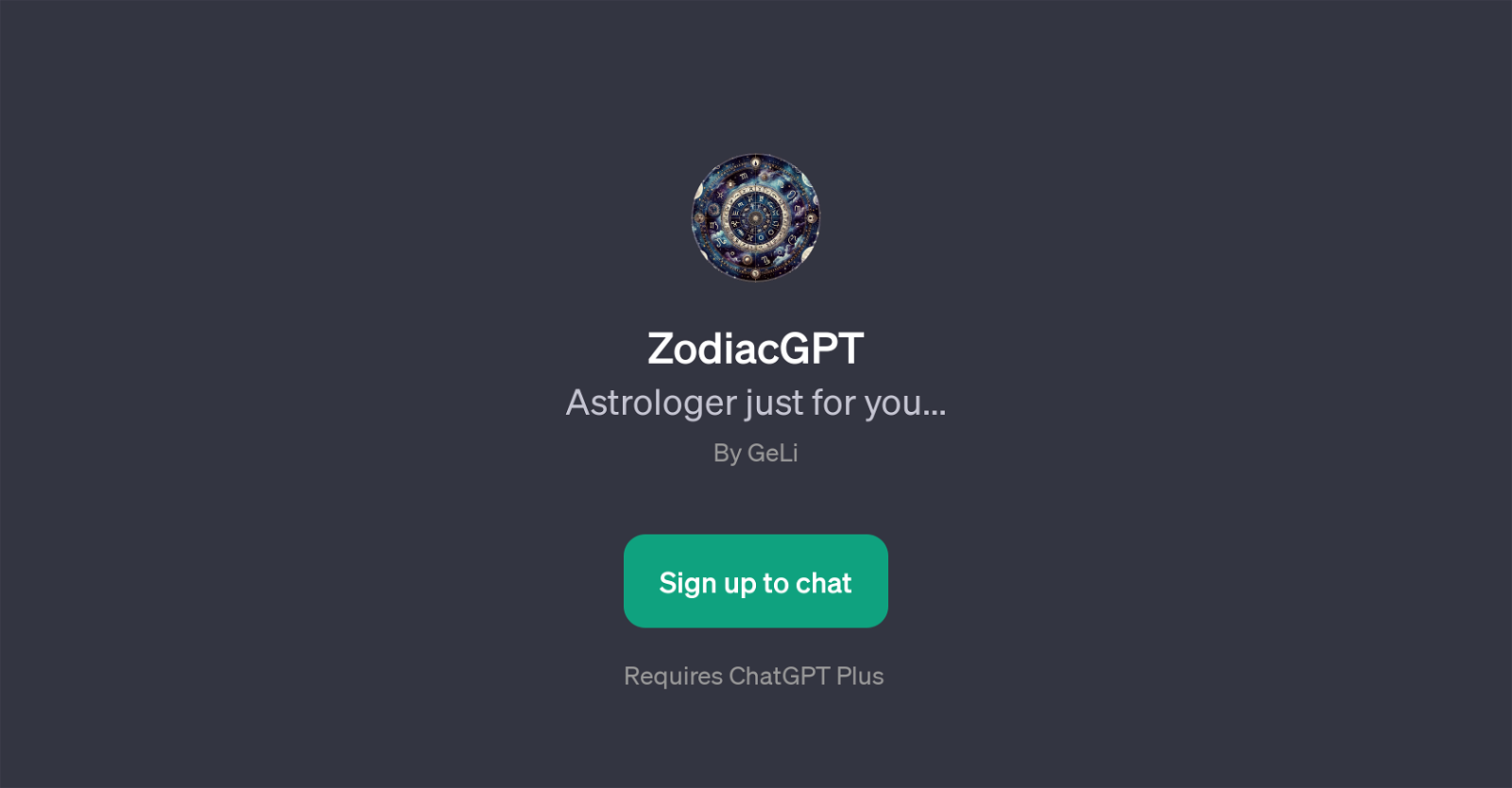 ZodiacGPT website