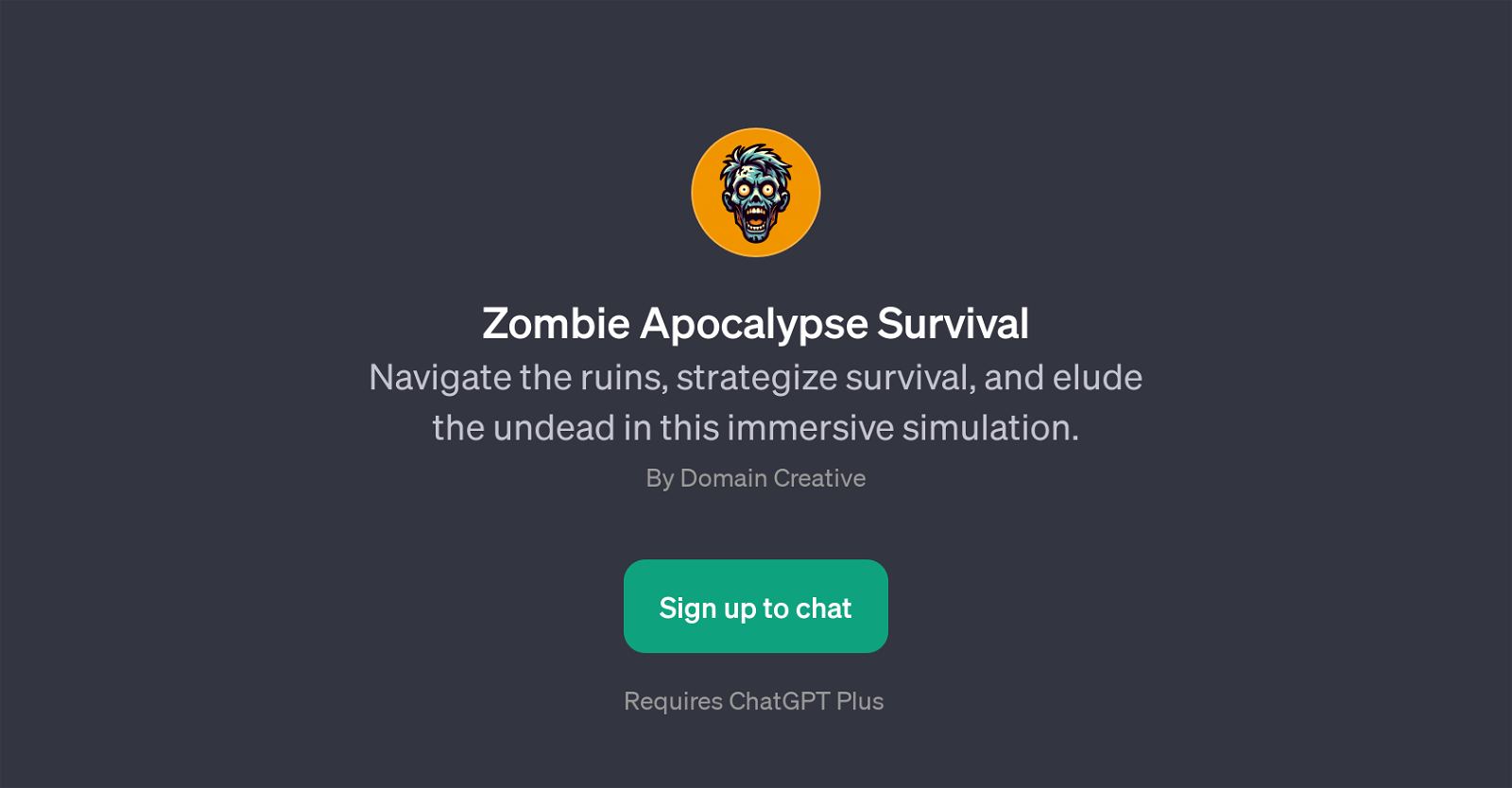 Zombie Apocalypse Survival website