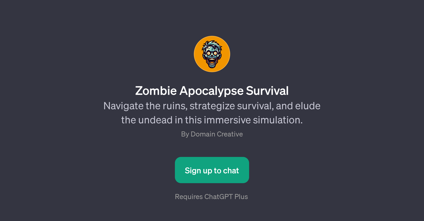 Zombie Apocalypse Survival website