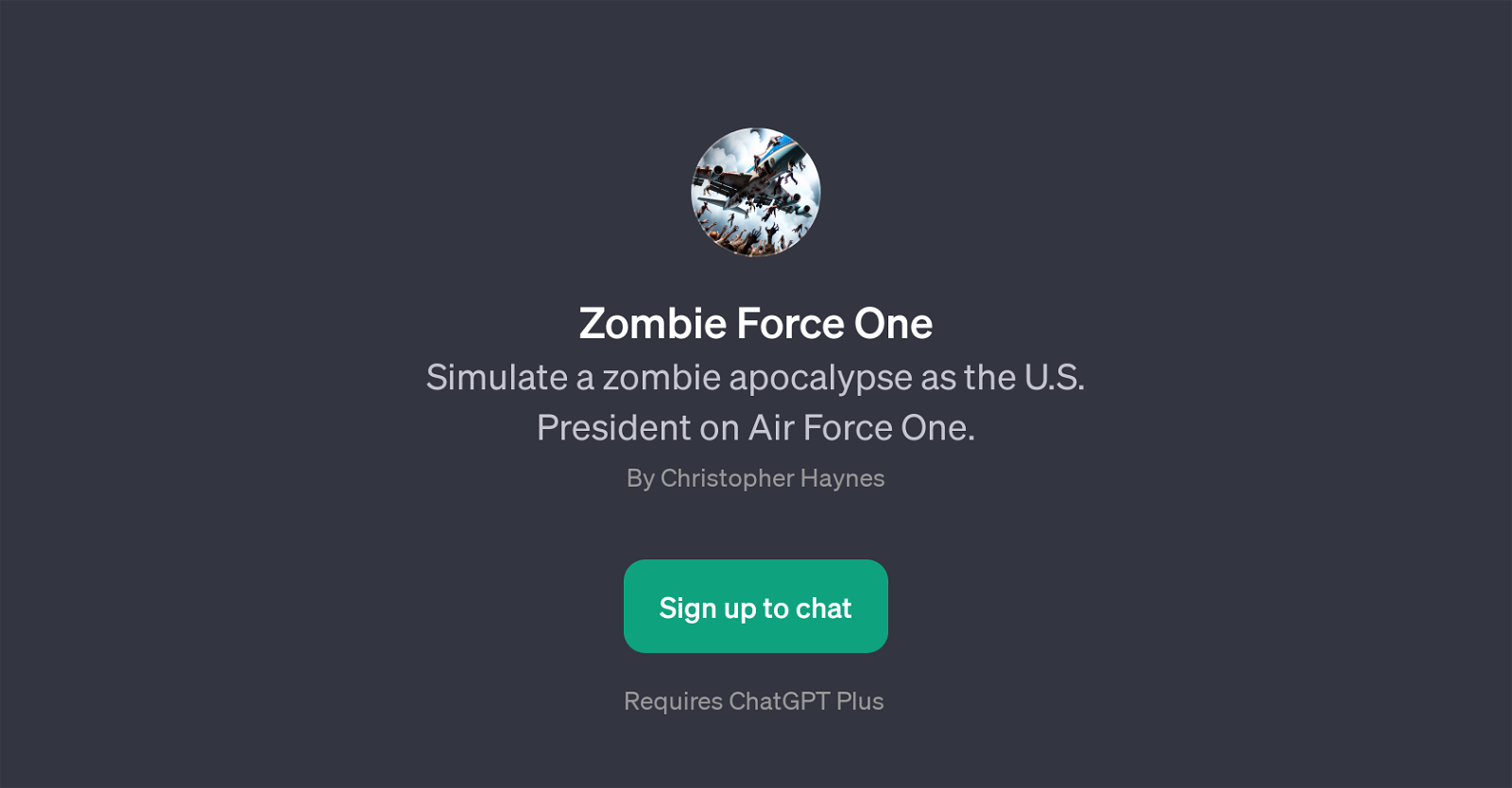 Zombie Force One website