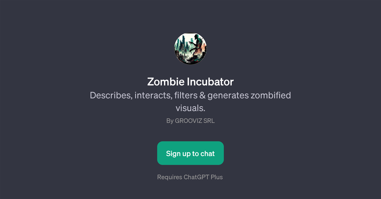 Zombie Incubator website