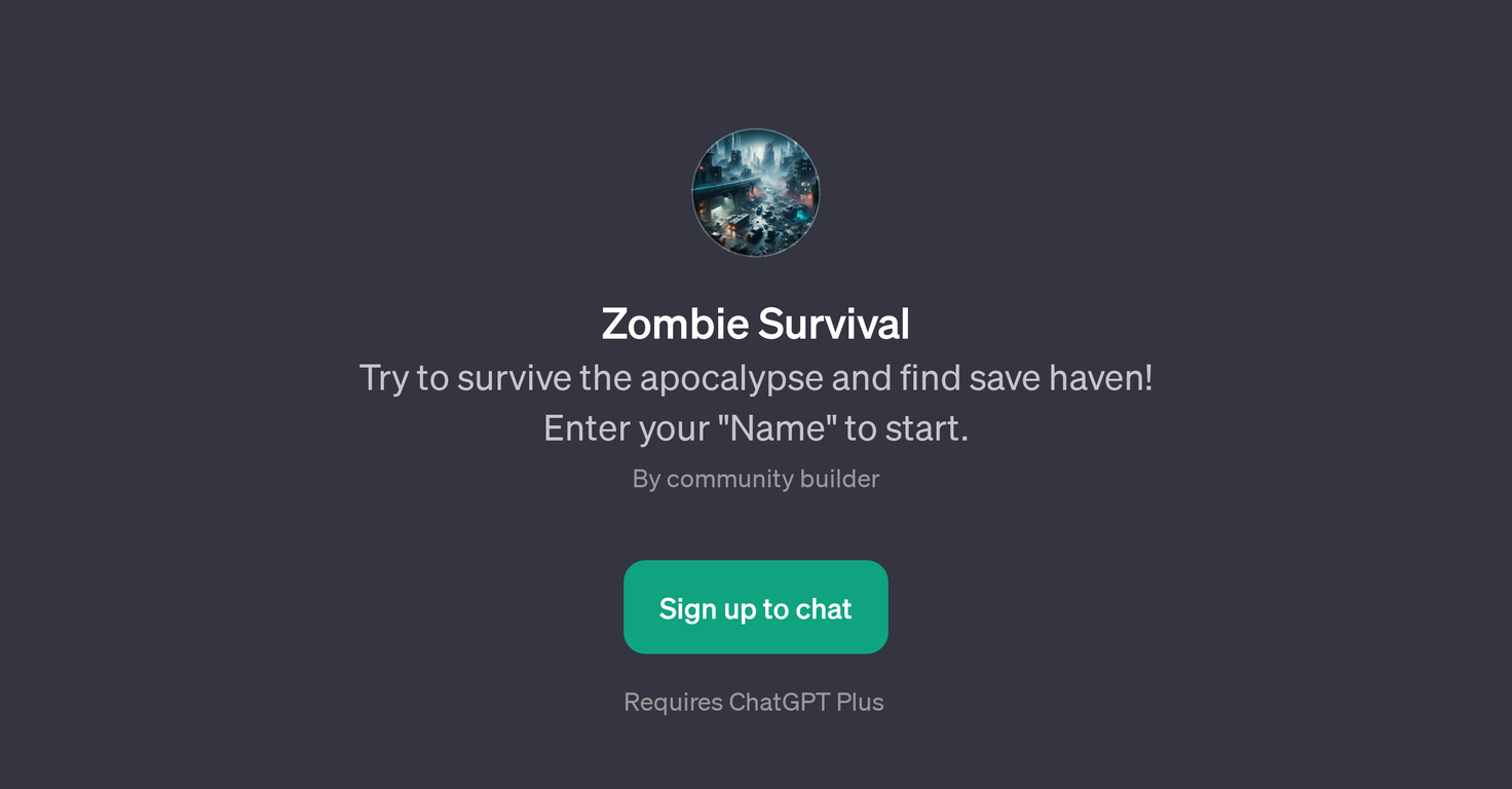 Zombie Survival website