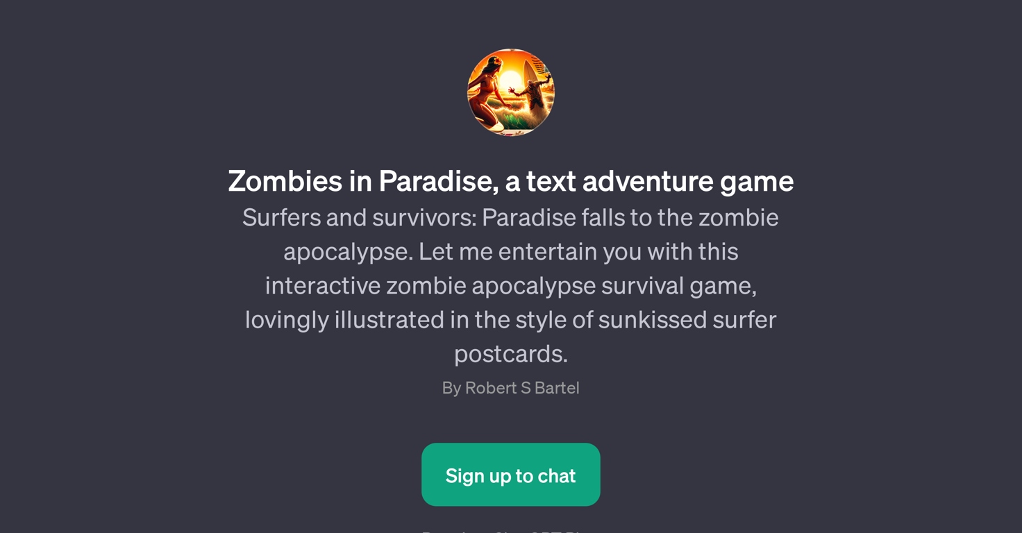 Zombies in Paradise website