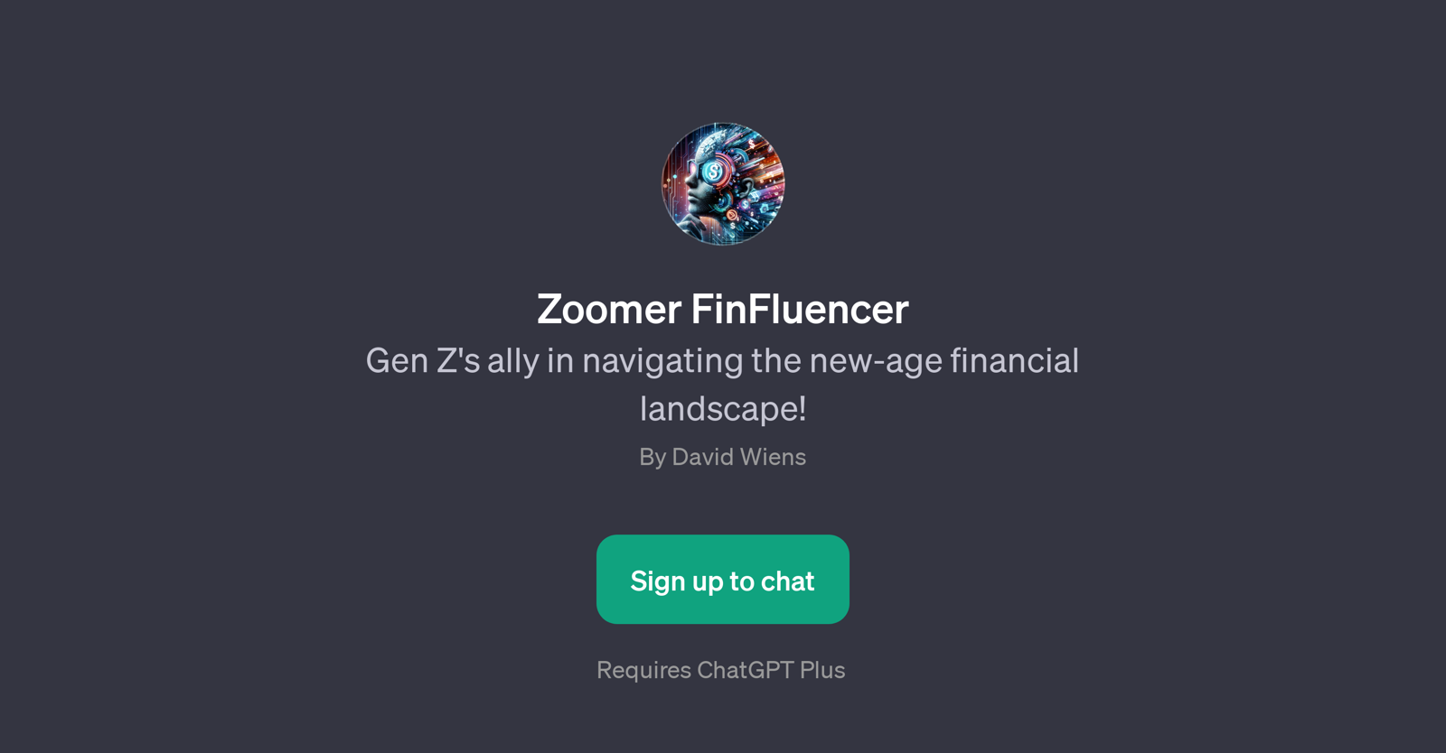Zoomer FinFluencer website