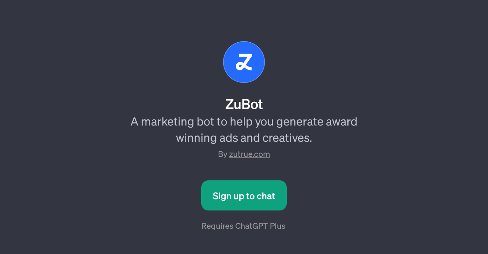 ZuBot website