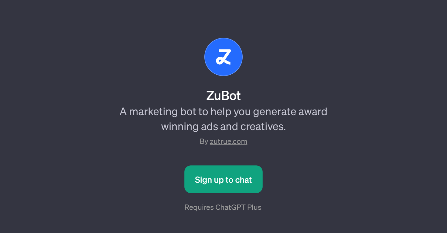 ZuBot website