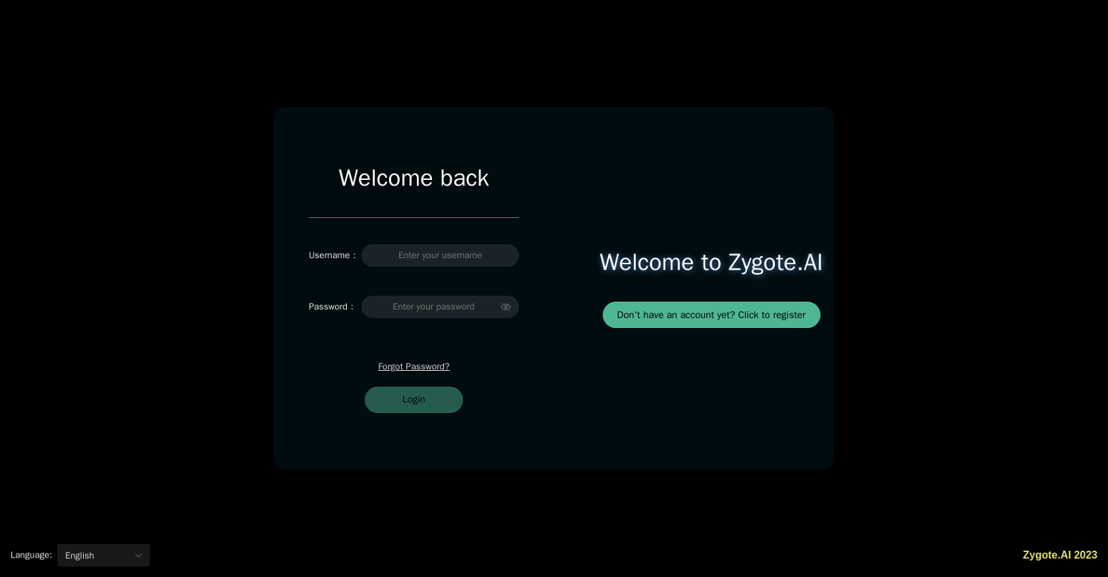 ZygoteAI website